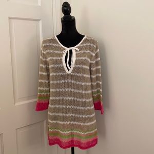Tommy Bahama loose woven tunic sweater